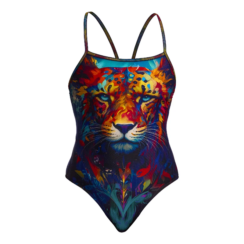 Way Funky Funkita Single Strap One Piece Meow Baby, Badeanzug, Damen