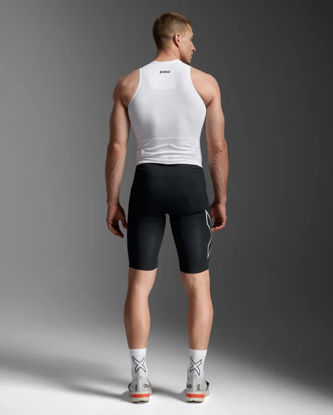 2XU Light Speed React Trisuit, Herren, Black/White
