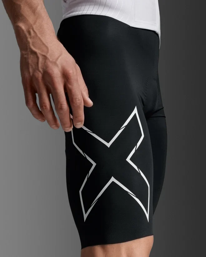 2XU Light Speed React Trisuit, Herren, Black/White