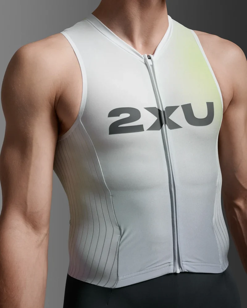 2XU Light Speed React Trisuit, Herren, Cool Matcha/India Ink