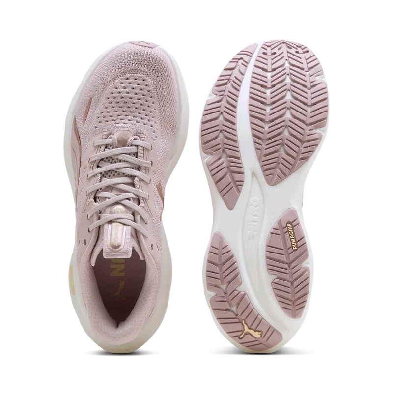 Puma Magnify NITRO 3, Laufschuhe, Damen, Misty Pink/Rose Gold