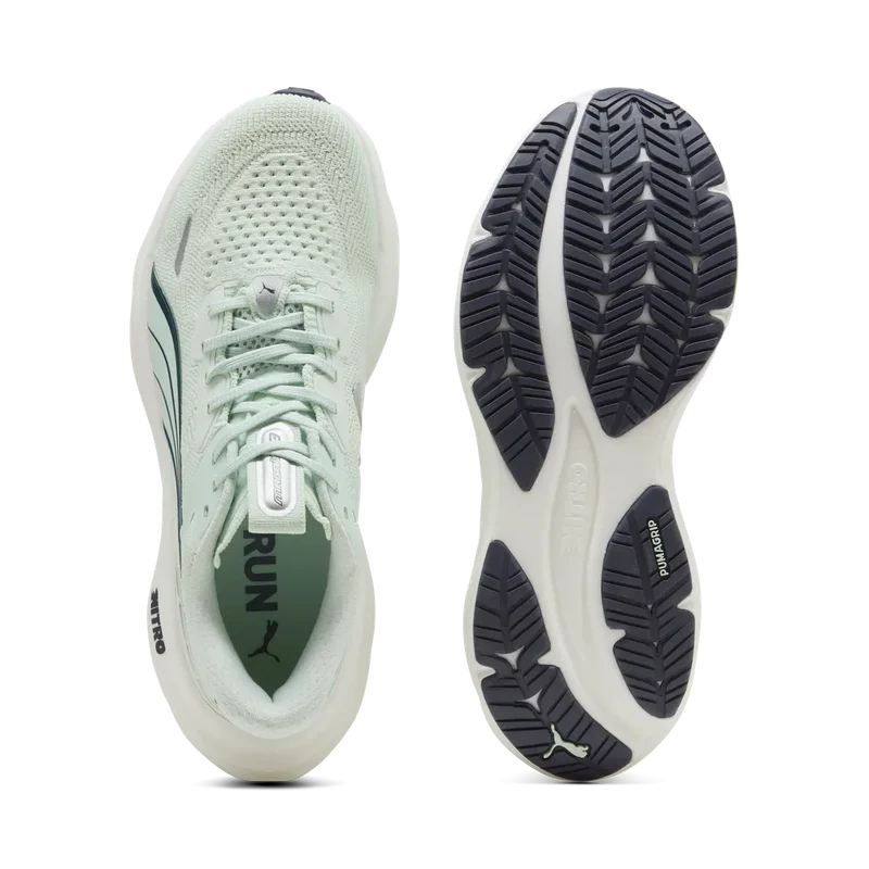 Puma Magnify NITRO 3, Laufschuhe, Damen, Sage Glow/Inky Depths