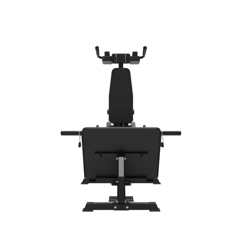 Hackenschmidt & Kniebeugen Maschine mit Wadenheber-Block