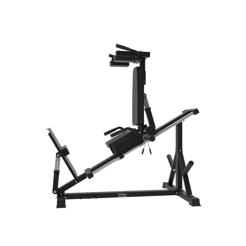 Hackenschmidt & Kniebeugen Maschine mit Wadenheber-Block