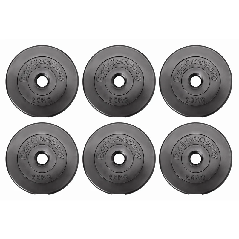 15 Kg (6x2,5) Hantelscheiben Hantel Hanteln 30/31mm Kunst.