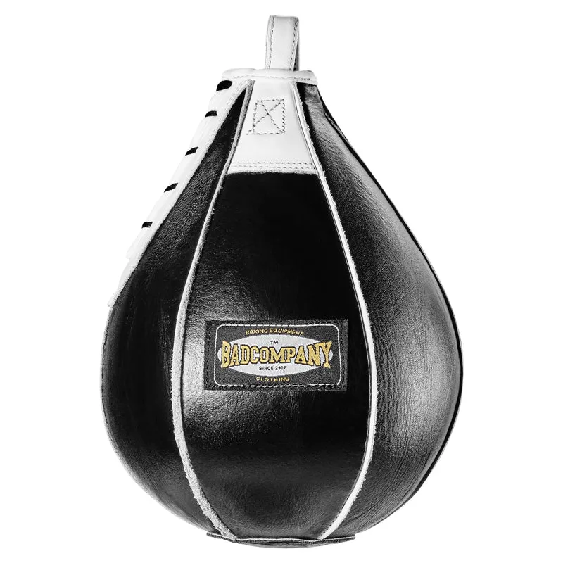 Speedball Plattform mit Leder Boxbirne schwarz medium zur Wandmontage I BCA-39