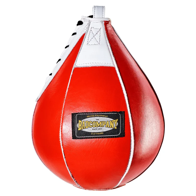 Speedball Plattform mit Leder Boxbirne rot medium zur Wandmontage I BCA-39