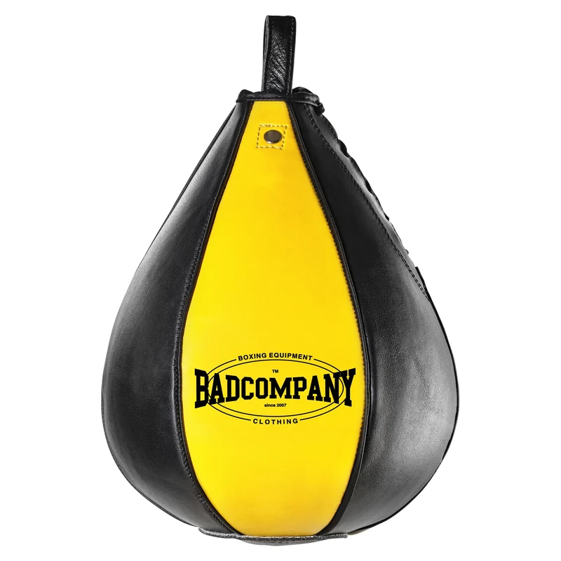 Speedball Plattform mit PU Boxbirne schwarz/gelb medium I höhenverstellbar I BCA-38