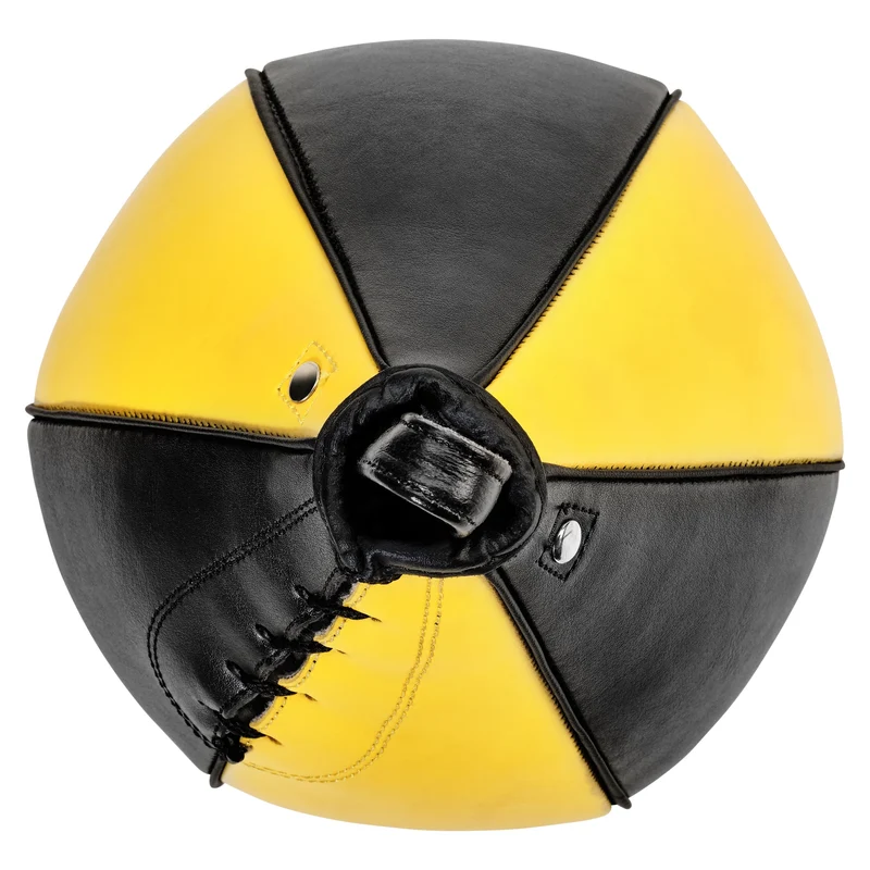 Speedball Plattform mit PU Boxbirne schwarz/gelb medium I höhenverstellbar I BCA-38
