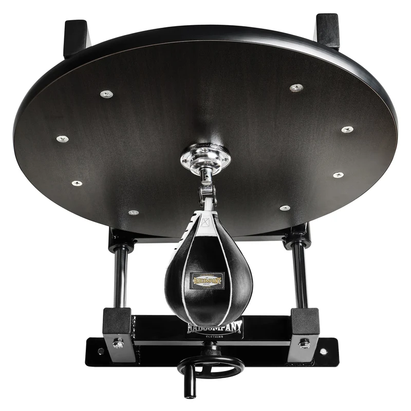 Speedball Plattform mit Leder Boxbirne schwarz medium I höhenverstellbar I BCA-38