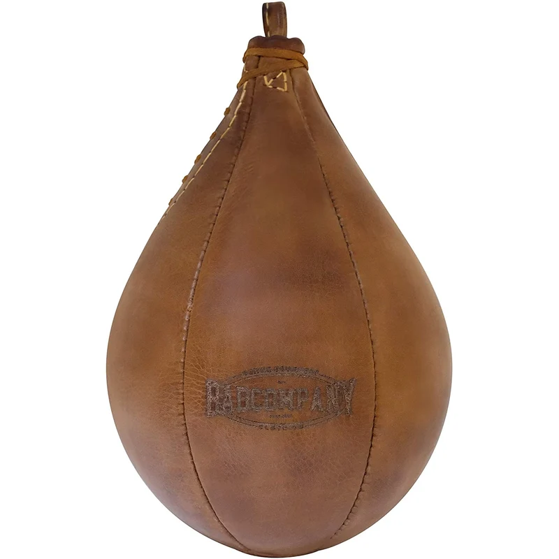 Speedball Plattform mit Vintage Leder Boxbirne medium zur Wandmontage I BCA-130