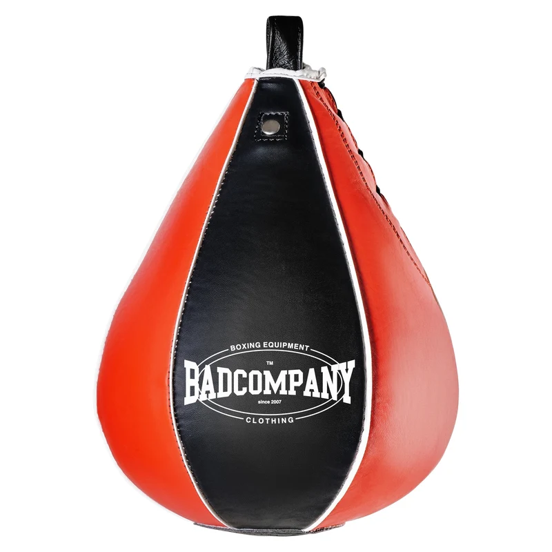 Speedball Plattform mit PU Boxbirne schwarz/rot medium zur Wandmontage I BCA-130