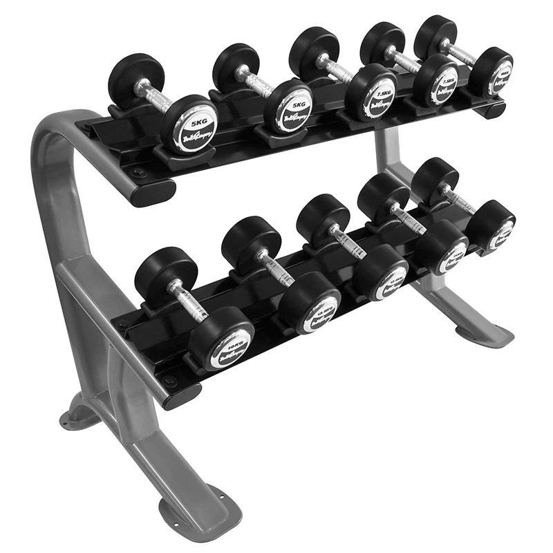 2-stufiges Kurzhantel Ablage-System für 5 Paare
