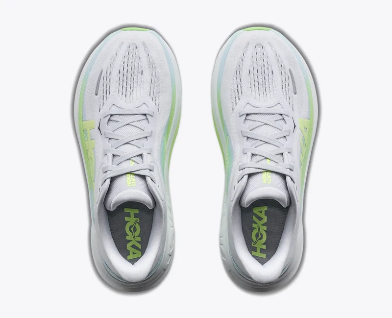 Hoka Clifton Pro, Laufschuh, Damen, Cosmic Grey/Neon Yuzu