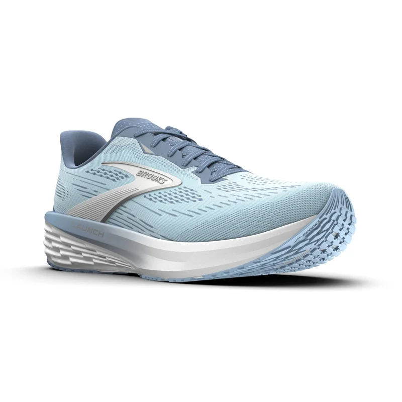 Brooks Launch 12, Laufschuh, Damen, Rainwashed/Nantucket/Chrome