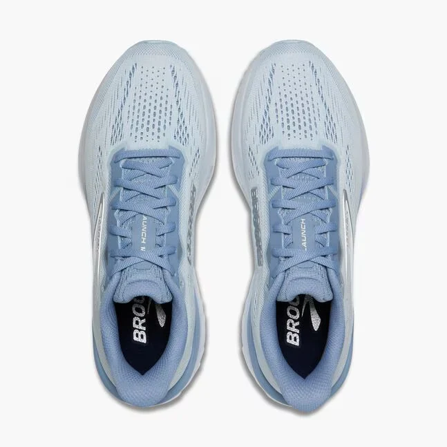 Brooks Launch 12, Laufschuh, Damen, Rainwashed/Nantucket/Chrome