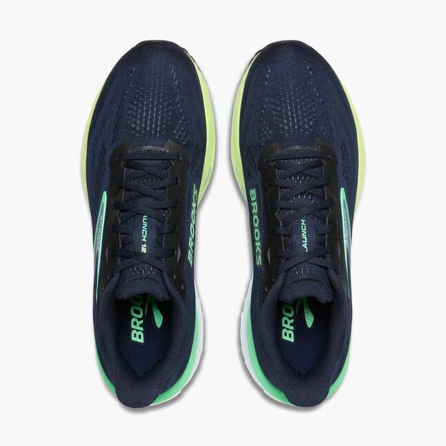 Brooks Launch 12, Laufschuh, Herren, Navy/White/Green