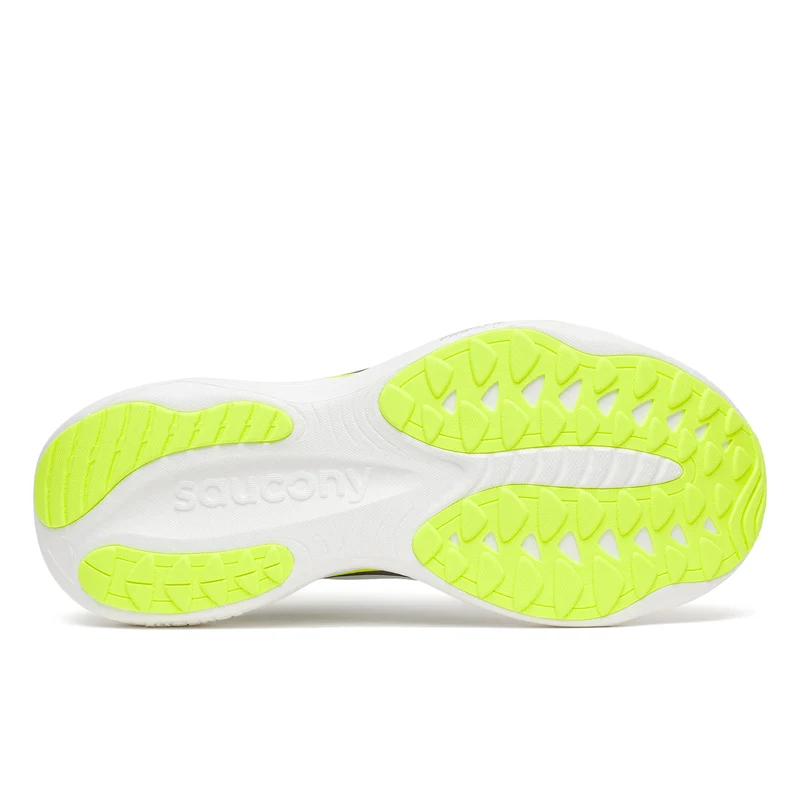 Saucony Ride 19, Laufschuh, Herren, White/Citron