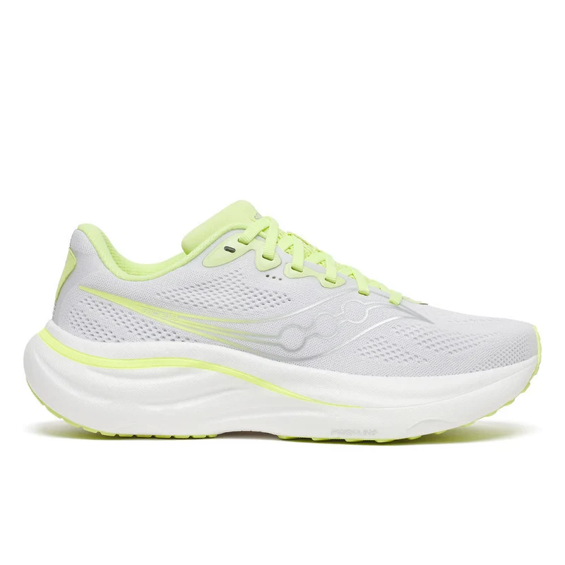 Saucony Ride 19, Laufschuh, Damen, White/Tart