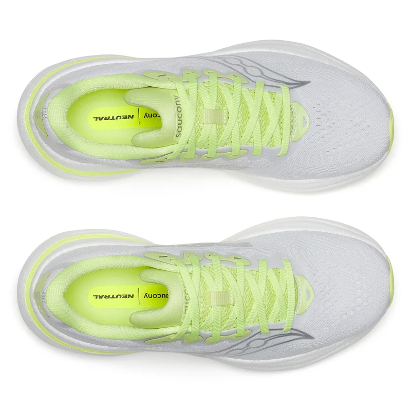 Saucony Ride 19, Laufschuh, Damen, White/Tart