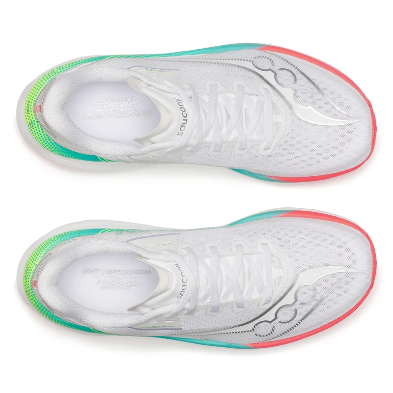Saucony Endorphin Azura, Laufschuhe, Damen, White/Multi