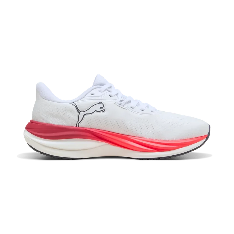 Puma Electrify Nitro 5, Laufschuhe, Herren, PUMA White/Ultra Red