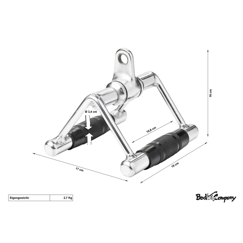 Parallel Griff m. Gummi Hand-Grips