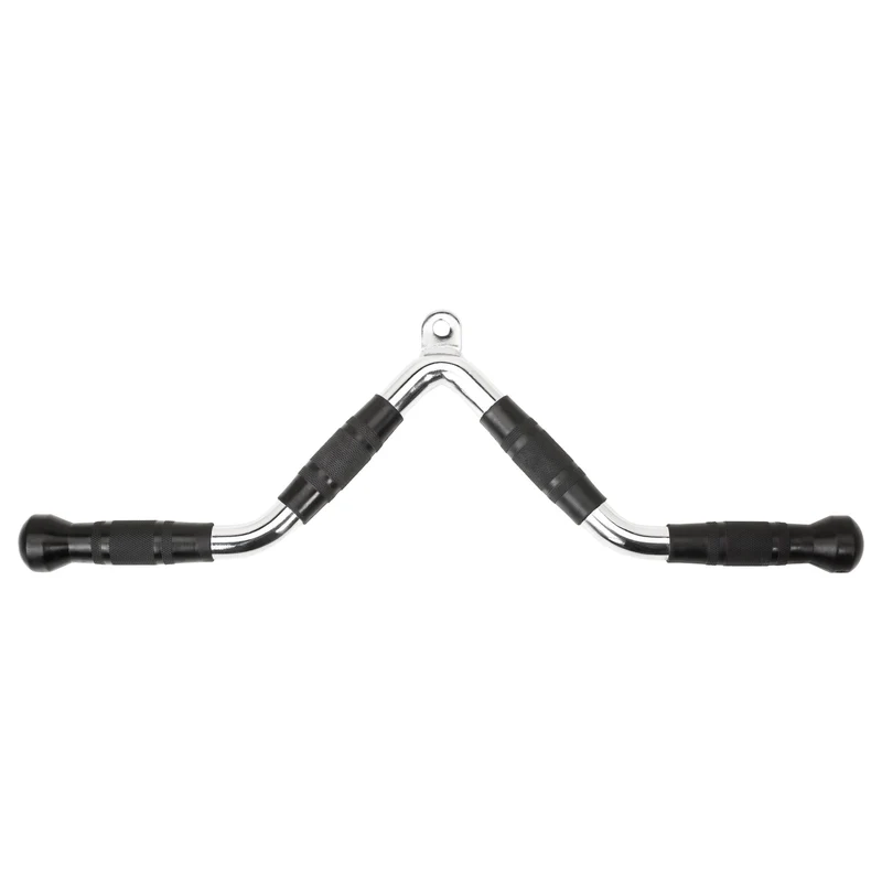 Trizep Stange gebogen m. Gummi Hand-Grips