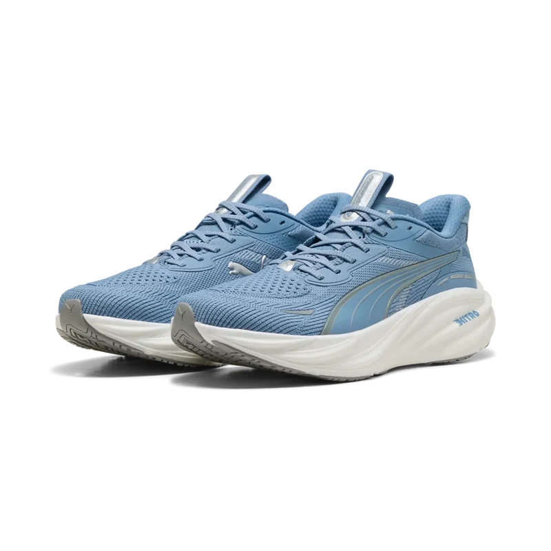 Puma Magnify NITRO 3, Laufschuhe, Herren, Zen Blue/Gray Echo