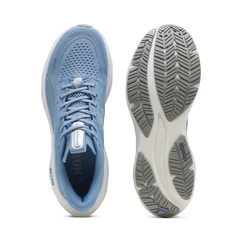 Puma Magnify NITRO 3, Laufschuhe, Herren, Zen Blue/Gray Echo