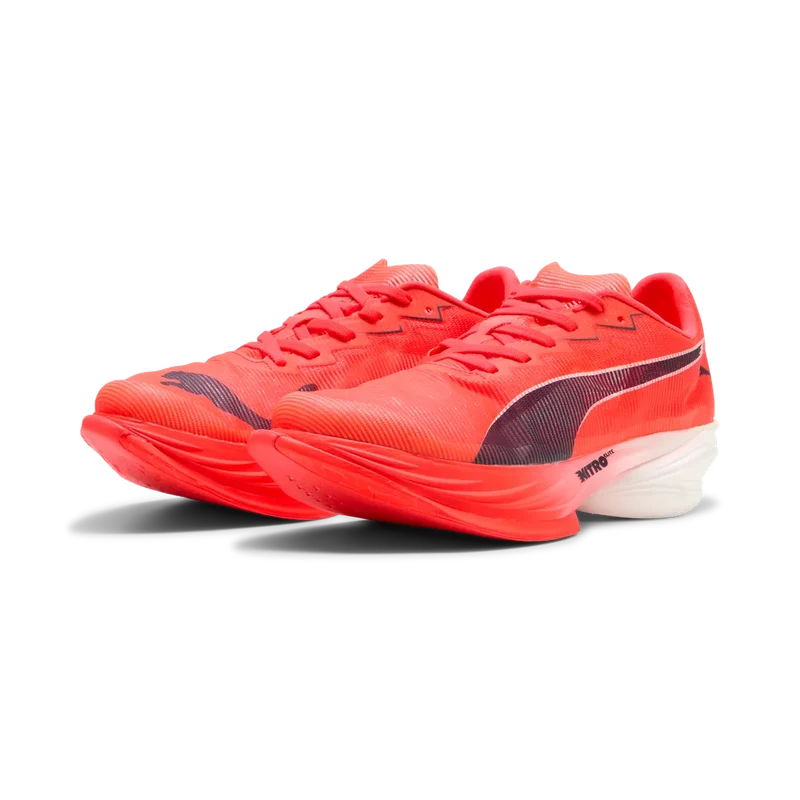 Puma FAST-R NITRO™Elite 3, Laufschuhe, Damen, Ultra Red/Inky Depths/PUMA White