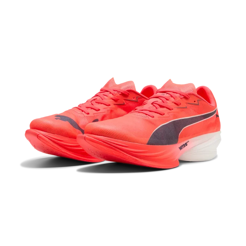 Puma FAST-R NITRO Elite 3, Laufschuhe, Herren, Ultra Red/Inky Depths
