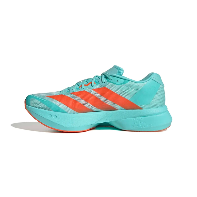 Adidas ADIZERO BOSTON 13, Laufschuh, Herrren, Flash Aqua/Impact Orange/Iron Metallic