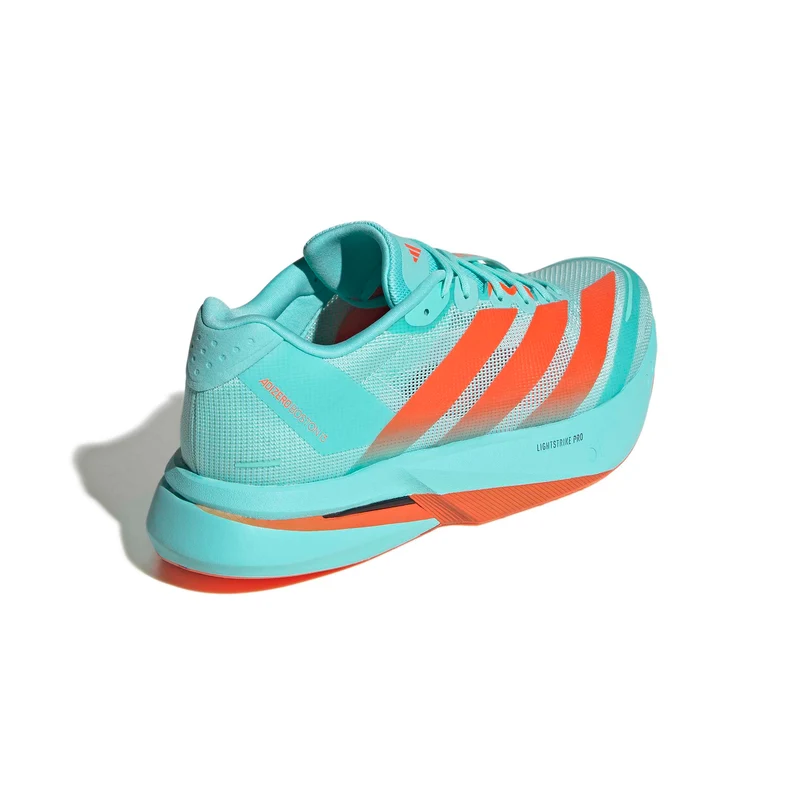Adidas ADIZERO BOSTON 13, Laufschuh, Herrren, Flash Aqua/Impact Orange/Iron Metallic