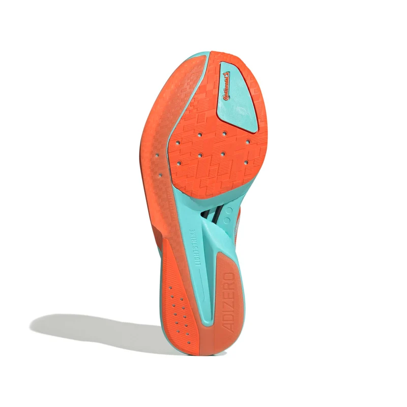 Adidas ADIZERO BOSTON 13, Laufschuh, Herrren, Flash Aqua/Impact Orange/Iron Metallic