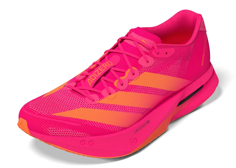 Adidas ADIZERO BOSTON 13, Laufschuh, Damen, Lucid Pink/Lucid Orange/Iron Metallic