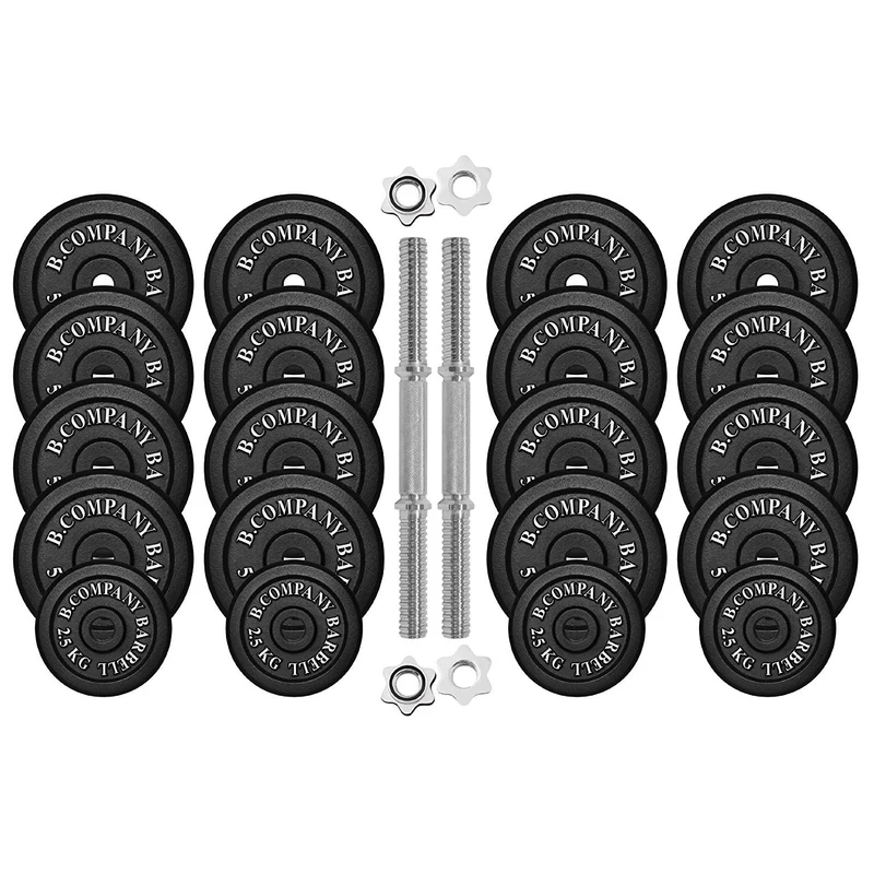Guss Kurzhantel-Set 95Kg (2x47,5) Hantelscheiben Hantelset