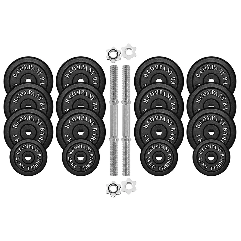 Guss Kurzhantel-Set 75Kg (2x37,5) Hantelscheiben Hantelset