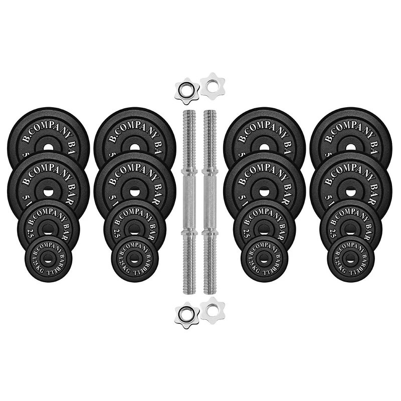 Guss Kurzhantel-Set 60Kg (2x30) Hantelscheiben Hantelset