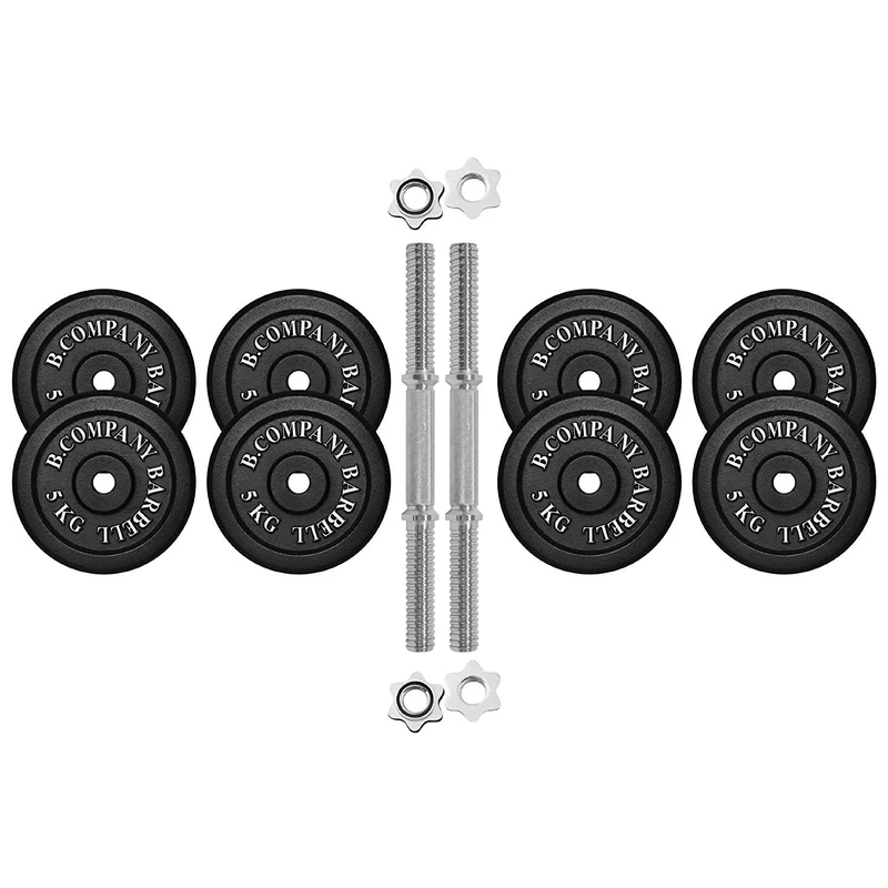 Guss Kurzhantel-Set 45Kg (2x22,5) Hantelscheiben Hantelset