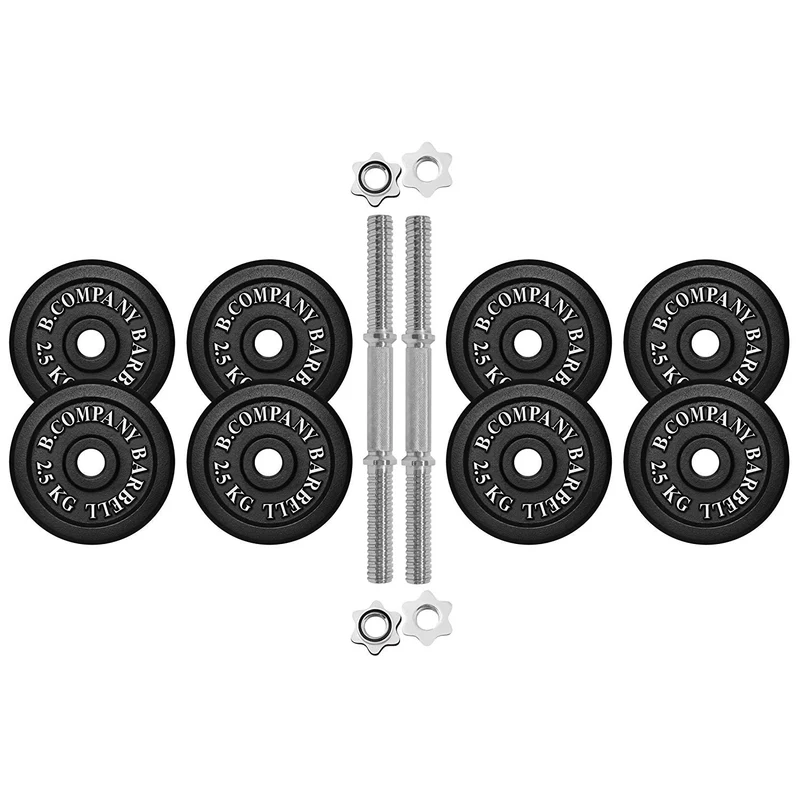 Guss Kurzhantel-Set 25Kg (2x12,5) Hantelscheiben Hantelset