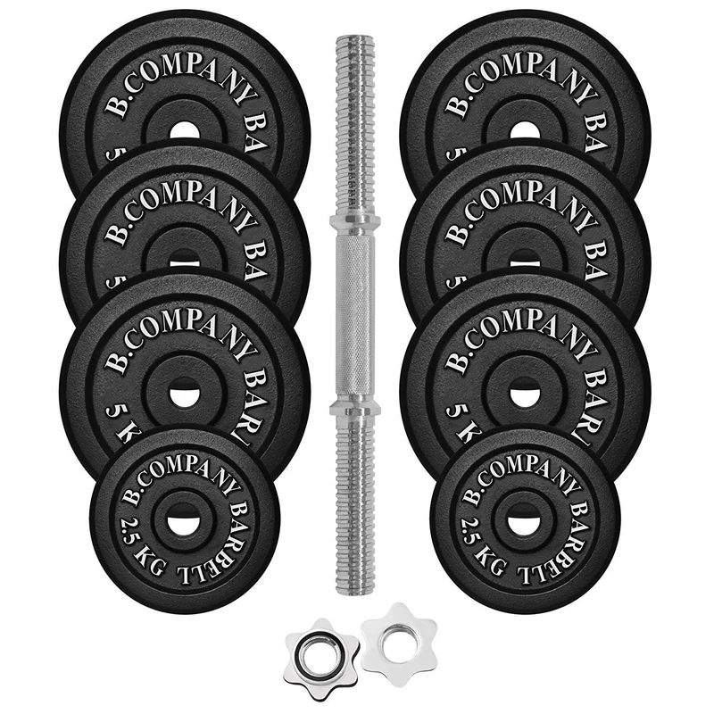 Guss Kurzhantel-Set 37,5Kg Hantelscheiben Hantelset Hanteln