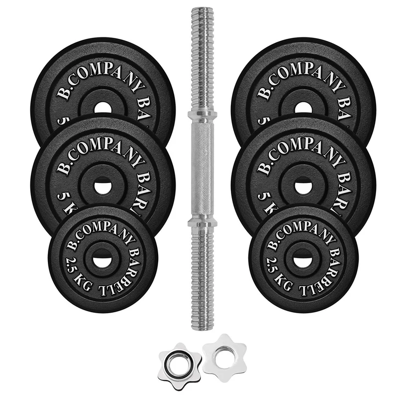 Guss Kurzhantel-Set 27,5Kg Hantelscheiben Hantelset Hanteln