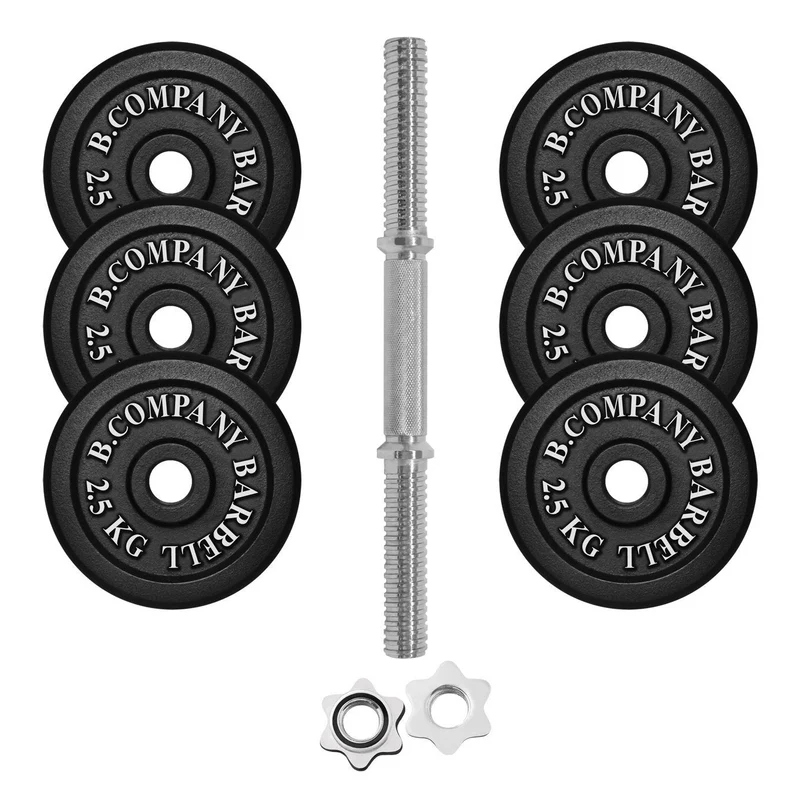 Guss Kurzhantel-Set 17,5Kg Hantelscheiben Hantelset Hanteln