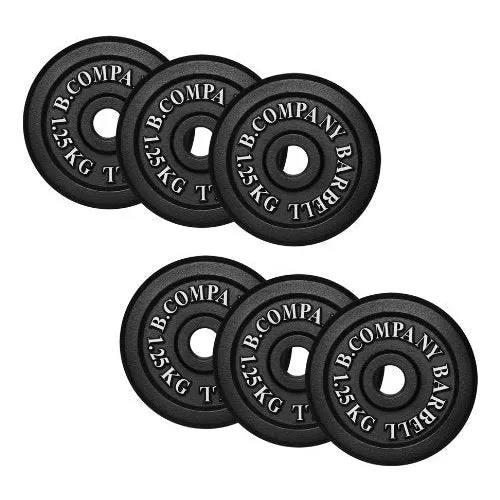 Guss 7,5Kg (6x1,25) Hantelscheiben Gewichte Hanteln 30/31mm
