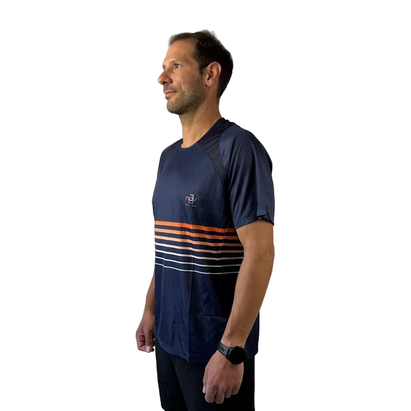 Trinovate Elite Laufshirt Shortsleeve, unisex, Marine Glow