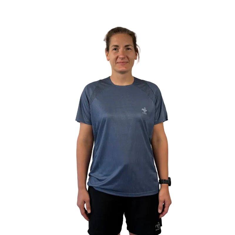 Trinovate Elite Laufshirt Shortsleeve, unisex, Stone Grey