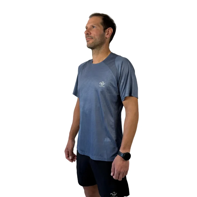 Trinovate Elite Laufshirt Shortsleeve, unisex, Stone Grey