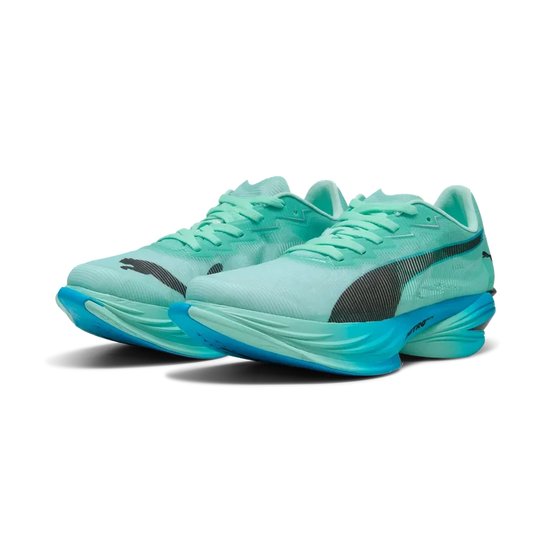 Puma FAST-R NITRO Elite 3, Laufschuhe, Damen, Mint Melt/Speed Blue