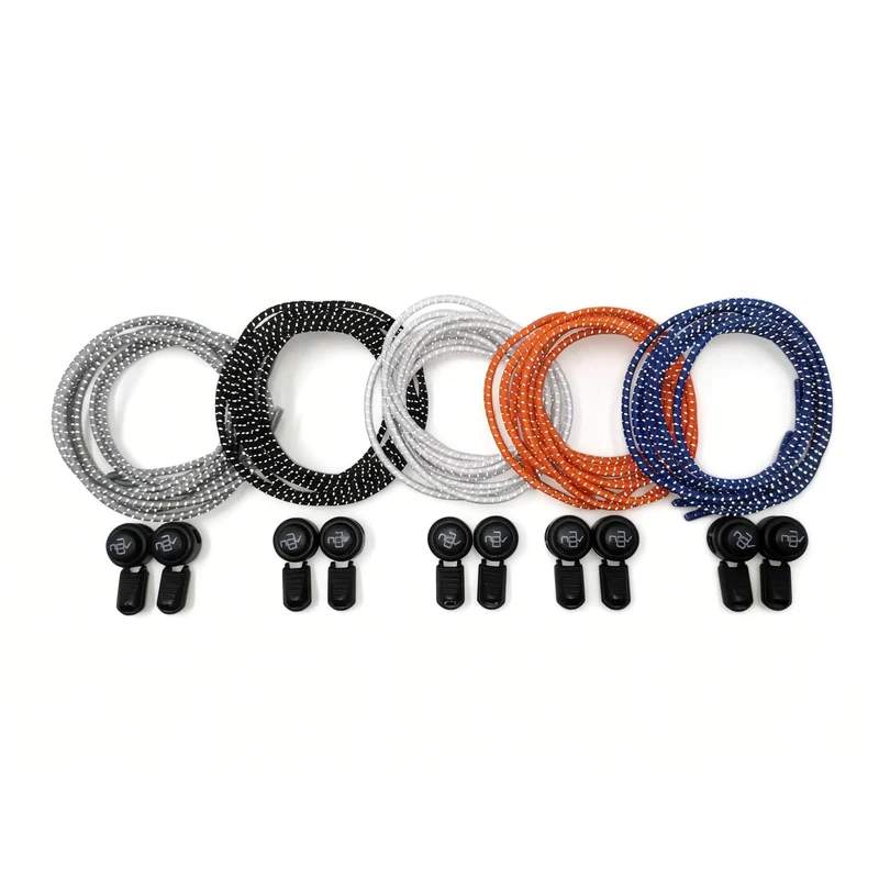 Trinovate Essential Speed Laces, elastische Schnürsenkel, Cloud Grey